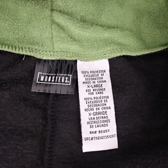 Universal Studios Monsters Frankenstein Pajama/Halloween Costume Size X-Large - Picture 3 of 12